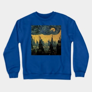 Starry Night in Kashyyyk Crewneck Sweatshirt